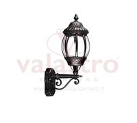 Applique da parete da esterno lanterna in alluminio Made in Italy