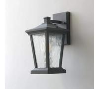Applique da Parete da Giardino Moderna retrò a LED, Lanterna Antica for Esterni, Lampada da Parete in Vetro Impermeabile, Illuminazione Tradizionale for Esterni,Plafoniera Lampadario da Soffitto
