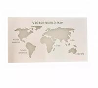 Applique da parete Design Mappa Mondiale LED 13W Lampada da interno Moderna IP20