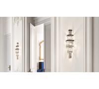 Applique da parete di lusso design moderno in cristallo MS-462