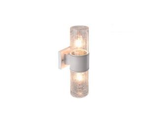 Applique da parete Dionisio Bianco IP54 2 x E27 Novaline