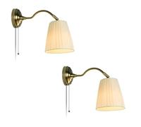 Applique da Parete Europea Moderna per Interni Camera da Letto Comodino Lampada da Parete 2 Confezioni soffitta Minimalista Illuminazione Decorativa Lampada da Parete, lampadario a