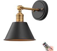 Applique da Parete Fienile A Batteria per Casa, Lampada da Parete per Portico della Fattoria Squisita Alimentata A Batteria, Lampada Wireless Non Cablata per Soggiorno, Camera da Letto, 1 Pack