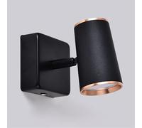 Applique da Parete Girevole per la Lettura, Lampada da Parete per Comodino da Camera da Letto, Illuminazione da Parete in Metallo - GU10, Lampada da Parete Moderna e Semplice per Soggiorno, Corri