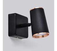 Applique da Parete Girevole per la Lettura, Lampada da Parete per Comodino da Camera da Letto, Illuminazione da Parete in Metallo - GU10, Lampada da Parete Moderna e Semplice per Soggiorno, Corri