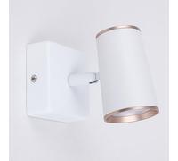 Applique da Parete Girevole per la Lettura, Lampada da Parete per Comodino da Camera da Letto, Illuminazione da Parete in Metallo - GU10, Lampada da Parete Moderna e Semplice per Soggiorno, Corri