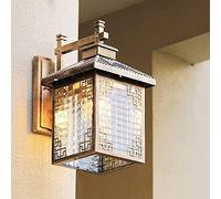 Applique da Parete Impermeabile, Montaggio a Parete Solare, Illuminazione da Parete per Esterni in Alluminio, Lampada da Parete alimentata a energia Solare, per Giardino, Villa, ga