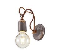 Applique da parete in ceramica rustico vintage per ingresso 1 luce FLR-202