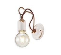 Applique da parete in ceramica rustico vintage per ingresso 1 luce FLR-202