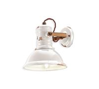 Applique da parete in ceramica vintage nero orientabile 1 luce FLR-219