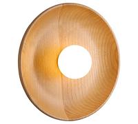 Applique da parete in legno piatto rotondo moderno minimalista corridoio corridoio scale illuminazione da parete, interni per uso domestico G9 lampada da parete per camera da letto soggiorno corridoio