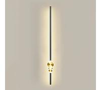 Applique da Parete in Metallo Lunga 39,4" con Paralume in Acrilico, Moderna da da Parete Decorativa a LED da 17 W per corridoio, Semplice da da Parete per Soggiorno, Applique da Parete Line
