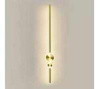 Applique da Parete in Metallo Lunga 39,4" con Paralume in Acrilico, Moderna da da Parete Decorativa a LED da 17 W per corridoio, Semplice da da Parete per Soggiorno, Applique da Parete Line