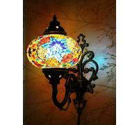 Applique da parete in mosaico di vetro stile Tiffany turco marocchino Lampade [EEK: A+]
