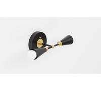 Applique Da Parete In Ottone Moderno Industriale Di Metà Secolo Con 2 Luci