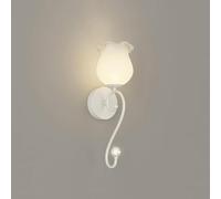 Applique da parete in stile minimalista moderno E27, illuminazione da parete a forma di fiore, applique da parete Compatible with la decorazione del soggiorno,Plafoniera Lampadario Da Soffitto