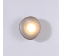 Applique da Parete in Vetro Ovale Nordico Moderno Applique da Parete 5W Lampada di a Luce Calda Arredamento per Interni apparecchio di Illuminazione per Soggiorno Camera da Letto corridoio Veranda