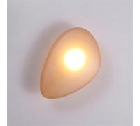 Applique da Parete in Vetro Ovale Nordico Moderno Applique da Parete 5W Lampada di a Luce Calda Arredamento per Interni apparecchio di Illuminazione per Soggiorno Camera da Letto corridoio Veranda