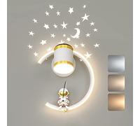 Applique da Parete Interni LED con faretto Dimmerabile Moderna lampade da comodino per camera dei bambin Moderna Astronauta Lampada a Muro per Vivaio Stanza Bambin camera da letto comodino Soggiorno