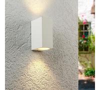 APPLIQUE DA PARETE INTERNO ESTERNO IP65 PORTA FARETTO GU10 ES55B BIANCO [EEK: A]