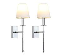 Applique Da Parete Lampada Da Parete A Batteria Set Di 2 Dimmerabili,applique Da Parete Alimentate A Batteria Con Telecomando,no Cablato,facile Da Installare,per La Lettura Sul Comodino Della Fattoria