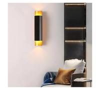 Applique da Parete, Lampada da Parete a LED in Ferro battuto Nero Nordico - Elegante Applique per Soggiorno, Camera da Letto, corridoio e Studio - Lampada da Parete per Scale dal d