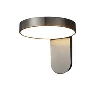 Applique da parete, lampada da parete cablata in ottone-oro con luce LED dimmerabile da 12 W, lampade per montaggio a parete, lampada da parete Vanity Light per corridoio bagno camera da letto HGCHH
