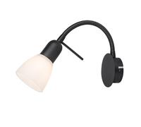 Rabalux Soma lampada da parete 1x40 W nero 73090