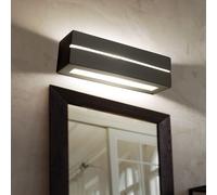 SOLLUX lighting Vega Line Lampada da parete in ceramica | Design moderno molto universale | Lampadina E27 sostituibile, 1 x 60 W | Bianco, 32,5 x 9,5 x 9,5 cm