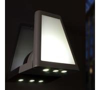 Applique da Parete Lampada per Esterni Antracite RGB Filtro Balcone LED H 25cm