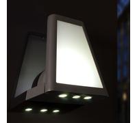 Applique da Parete Lampada per Esterni Antracite RGB Filtro Balcone LED H 25cm