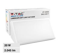 Applique da Parete LED 20W Esterno Lampada IP65 bianco Giardino Terrazza [EEK: A+++]