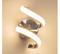 Applique da Parete LED Design Curva Spirale Moderna Tecnologia CCT Interno IP20