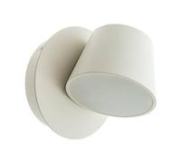 Applique da Parete LED Orientabile "KOP" 6W Bianco | Lampada da Lettura Moderna Stile Nordico | Faretto Minimal per Testiera Letto, Corridoio o Ingresso | Luce Calda 2700K Rotante