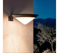 Applique da Parete LED Solare Alluminio Per Esterni con Sensore di Movimento