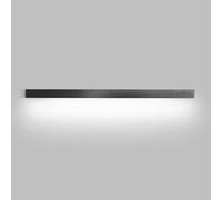 Applique da parete lineare a LED, illuminazione moderna, barra luminosa da parete nera, lampada da parete a striscia lunga,stile minimalista