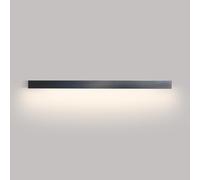 Applique da parete lineare a LED, illuminazione moderna, barra luminosa da parete nera, lampada da parete a striscia lunga,stile minimalista