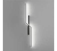 Applique da parete lineare, dimmerabile 3000k-6000k con telecomando, apparecchio di illuminazione da parete a LED, apparecchio di illuminazione da parete a LED minimalista, lampada da parete