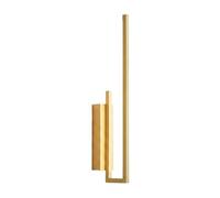 Applique da parete lineari in ottone, oro e nero, a LED, ideali per | comodino, soggiorno, retro TV, corridoio e interni.