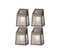 Applique da Parete Lumineo 898174 5 Lm Solare Luce LED [4 Unità]