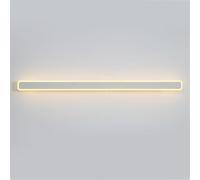 Applique da Parete Lunga Moderna, luci da Parete a LED dimmerabili in 3 Colori, Lampada da Parete per Interni in Acrilico Nero Opaco, apparecchi di Illuminazione per Il Mobile del Bagno, per