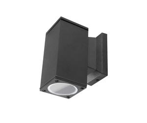 Applique da parete Masaccio Nero IP65 1 x GU10 Aigostar