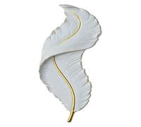 Applique da parete Moder Art Decor Aesthetics Feather, lampada da parete dimmerabile a tre colori da 24 W,Lampadario