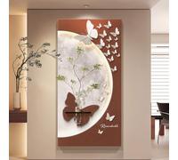 Applique da Parete Moderna a Farfalla LED, Scultura Decorativa da Parete 3D | Lampada da parete in acrilico per corridoio(Type B,50x100cm/19.7x39.3in)