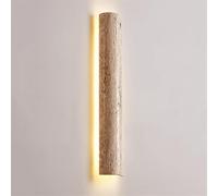 Applique da Parete Moderna a LED a Striscia Lunga, Illuminazione lineare da Parete per Interni, Applique da Parete in Pietra Naturale, Lampada da Parete Moderna in Stile Vintage di metà secolo, p