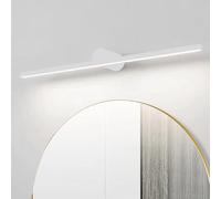 Applique da parete moderna a LED, impermeabile, lunga striscia luminosa per bagno, camera da letto, corridoio, decorazione interna in alluminio, elegante specchio frontale