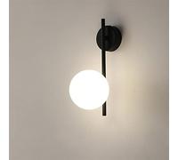 Applique da Parete Moderna a LED Nera - Dina G9 da 9 W, apparehio di Illuminazione per Interni per Soggiorno e Camera da Letto, de Eleganti per Decorare corridoi e corridoi