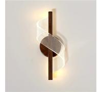 Applique da Parete Moderna a LED per Soggiorno, Camera da Letto, Comodino, da da Parete a LED per Interni, corridoio, Decorazione per la casa, Illuminazione da Parete per Interni (Colore Tronco)