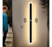 Applique da parete moderna a LED, regolabile, 3000 K/4500 K/6000 K, finitura oro, 40 cm, elegante supporto per soggiorno, camera da letto e corridoio, soluzione di illuminazione contemporanea