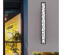 Applique da parete moderna e minimalista, a LED, per esterni, giardino, lampada da parete per interni, moderna, nera, impermeabile IP65, illuminazione da parete esterna in acrilico, per portico